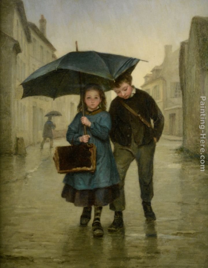 Edouard Frere Going to School